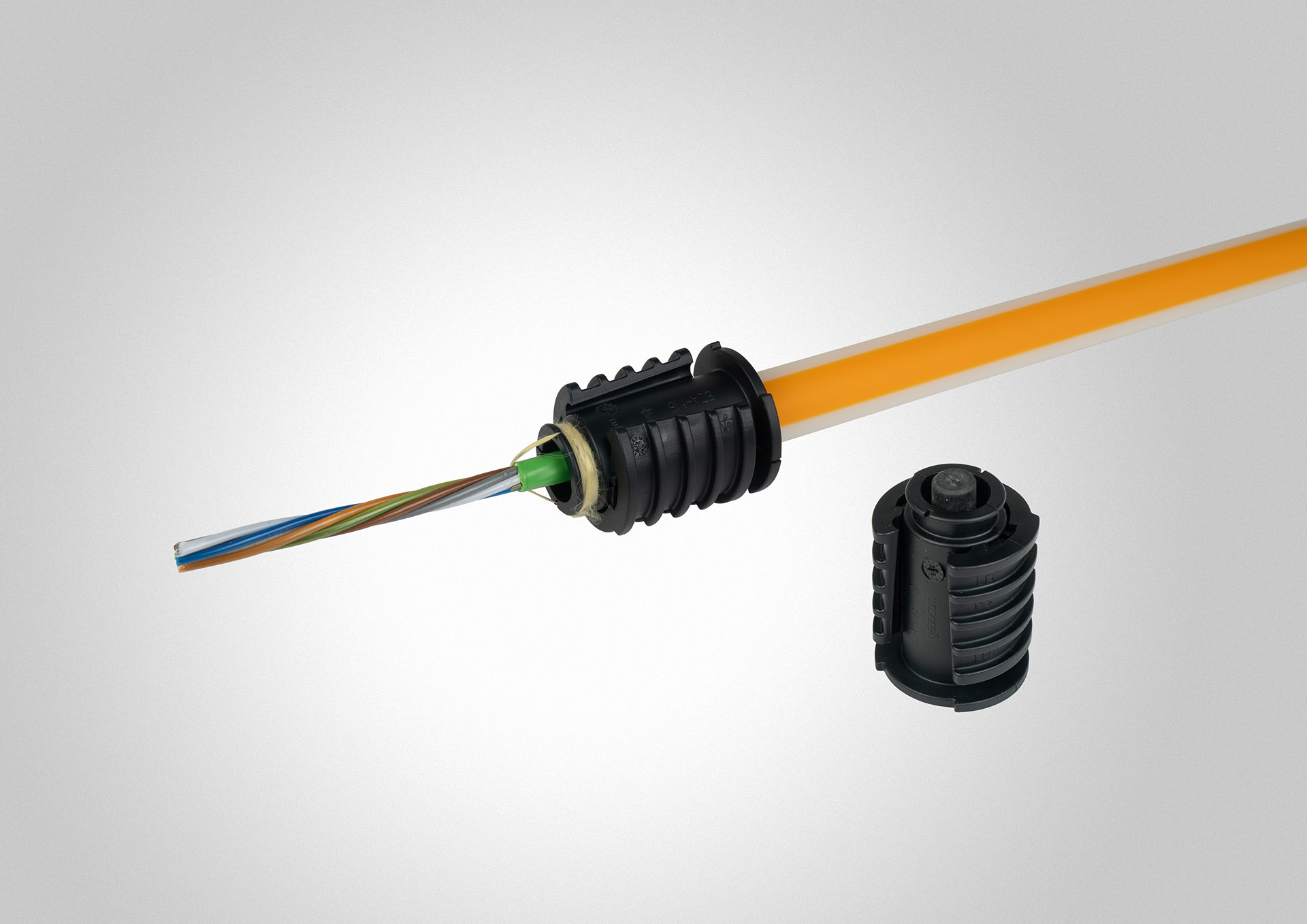 EZA-t mit Zugentlastung am Kabel