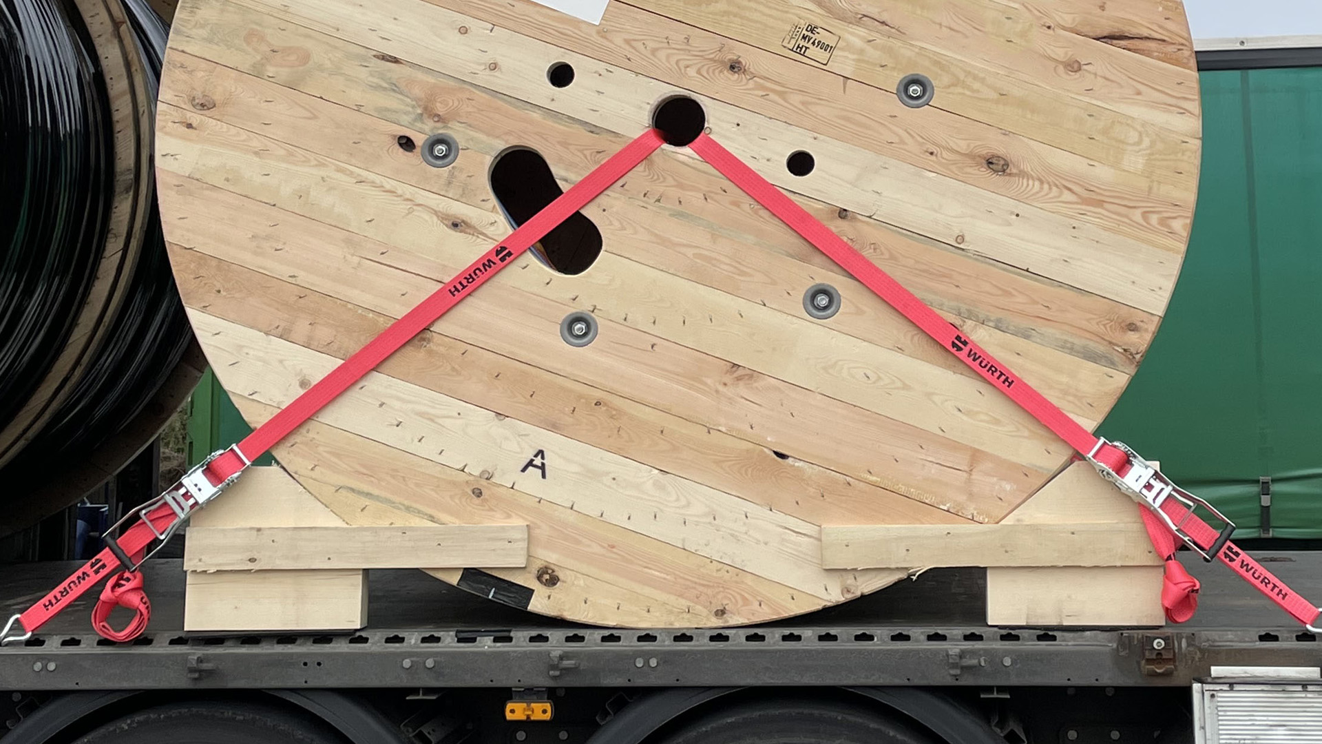 Ladungssicherung Keilsicherung